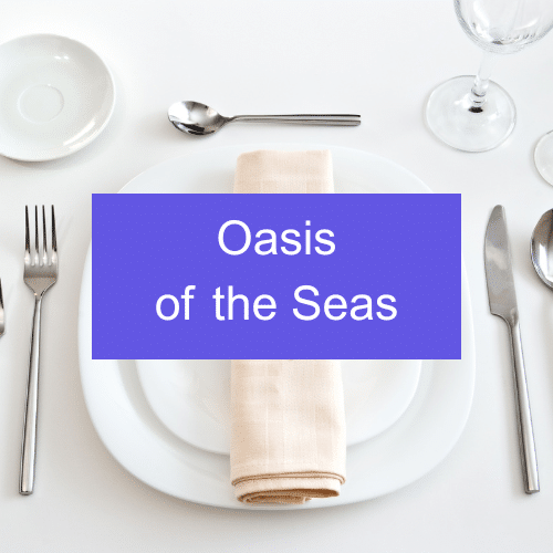 Oasis of the Seas dining options