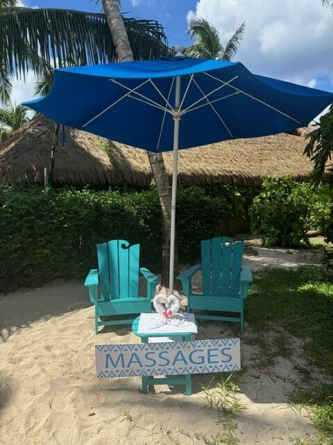 massages at Paradise Beach cozumel