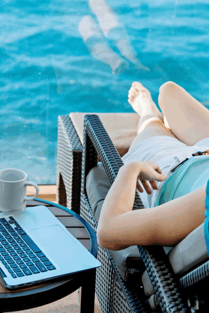 Person working on a cruise