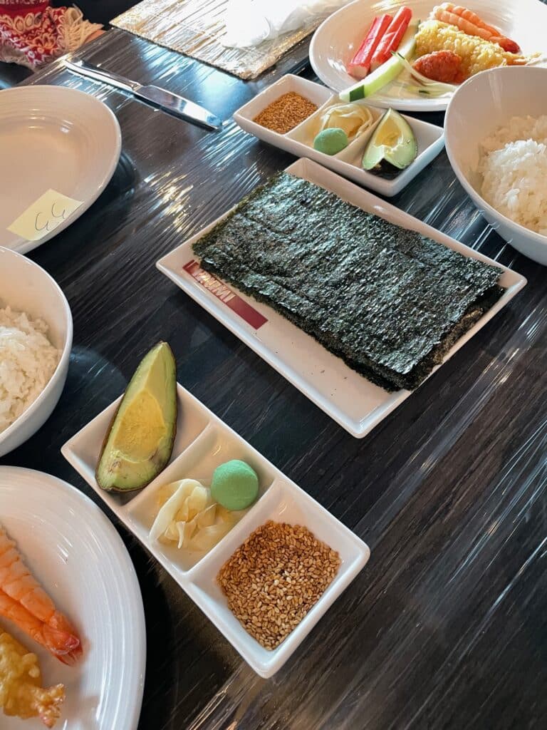 Royal Carribean Izumi sushi class