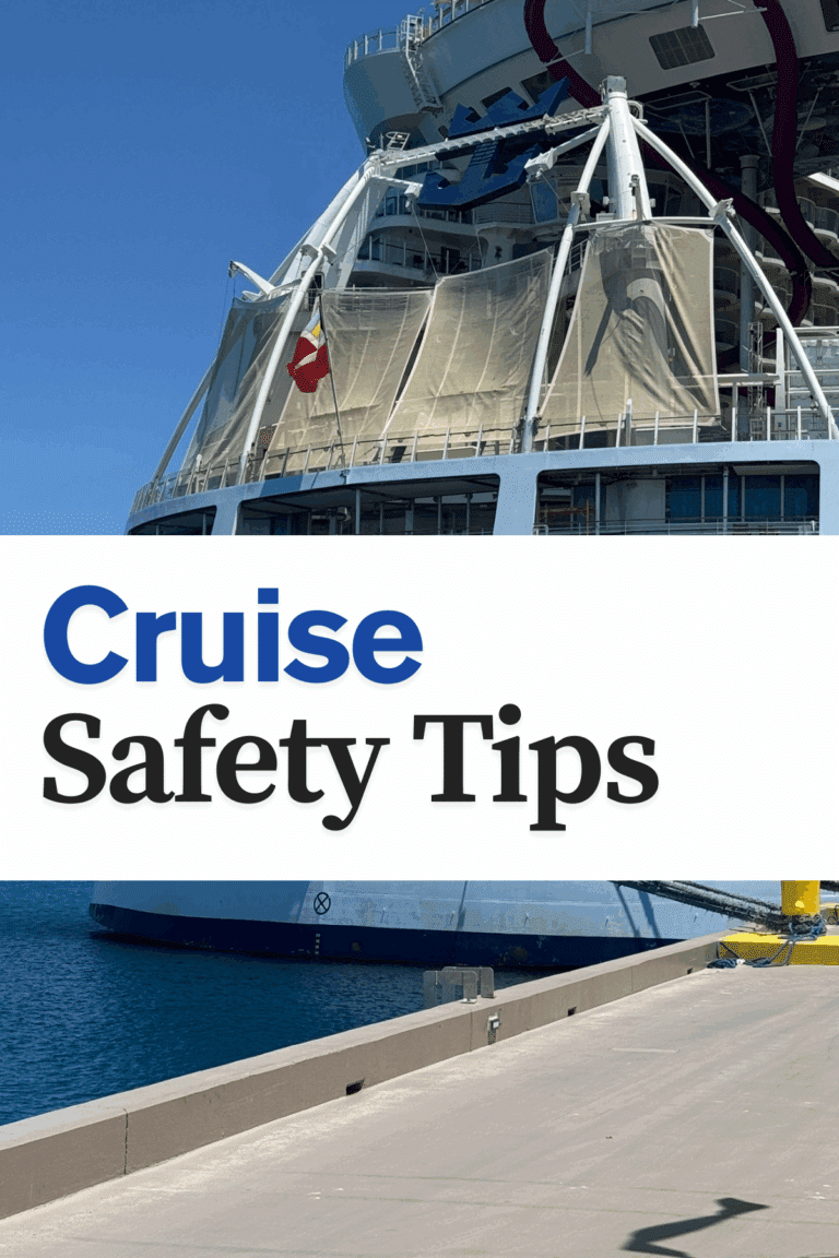 safety tips while on a cruise