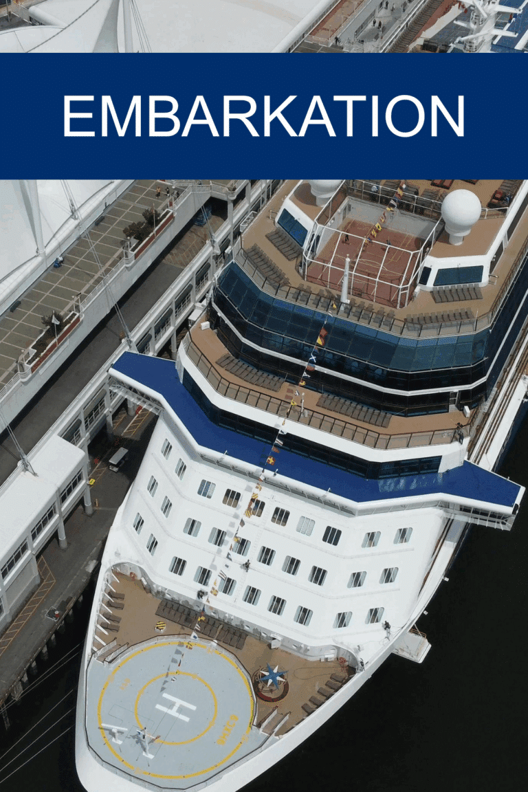 what to expect on embarkation day