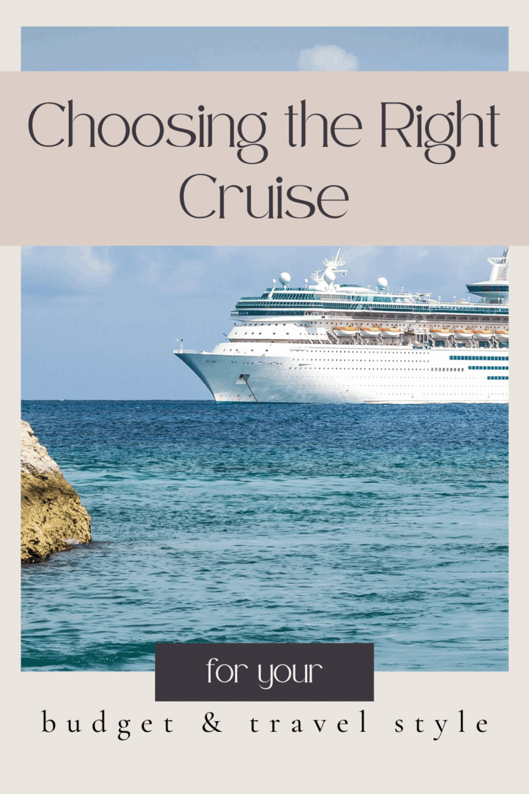 how to choose the right cruise for your budget and travel style