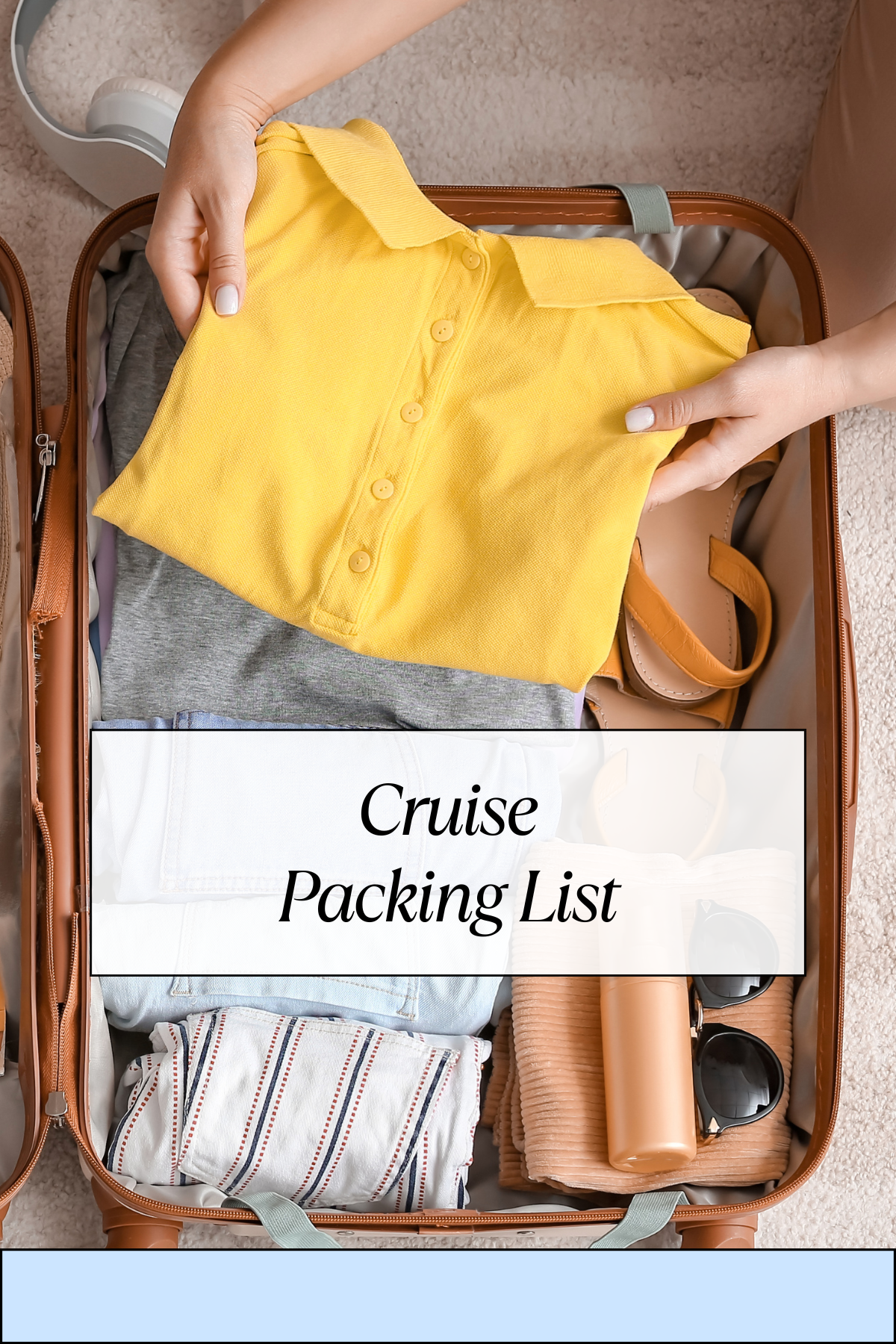 cruise packing list