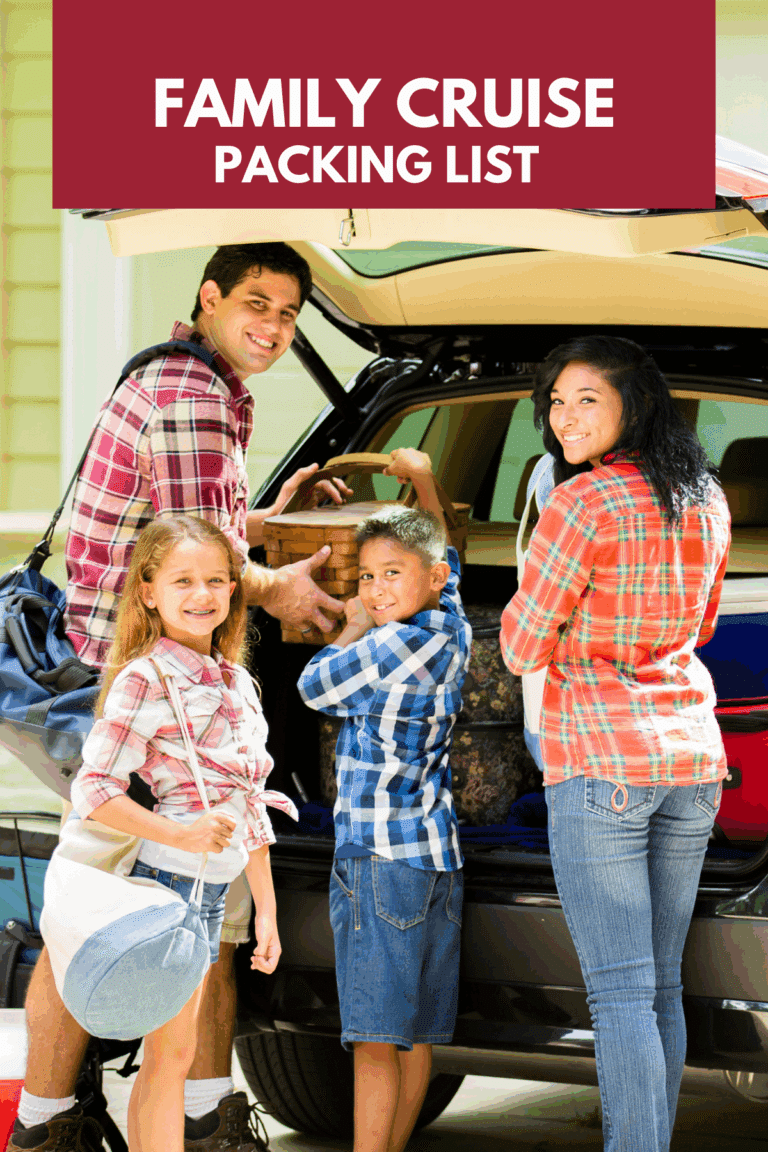 family cruise packing list