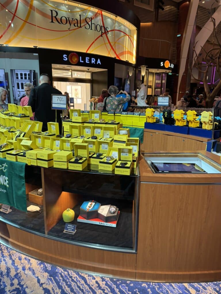 how to find the best deals while shopping onboard