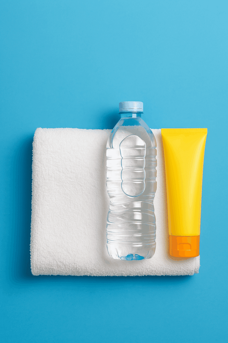 how to protect your skin and stay hydrated on a beach day