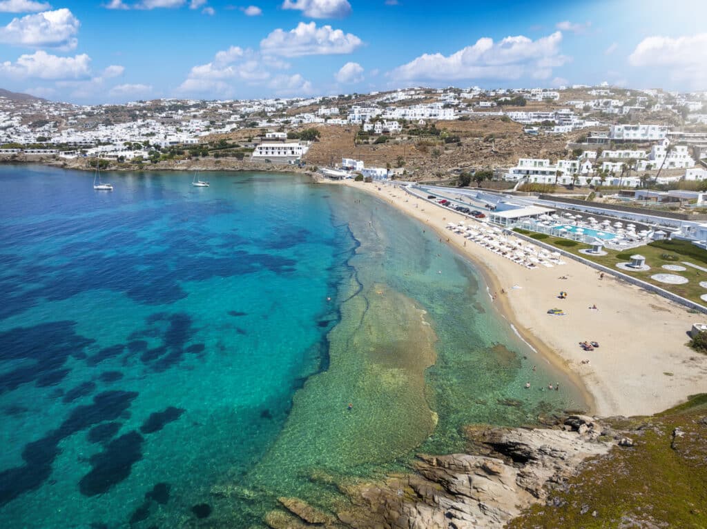 Megali Ammos Beach, Mykonos, Greece