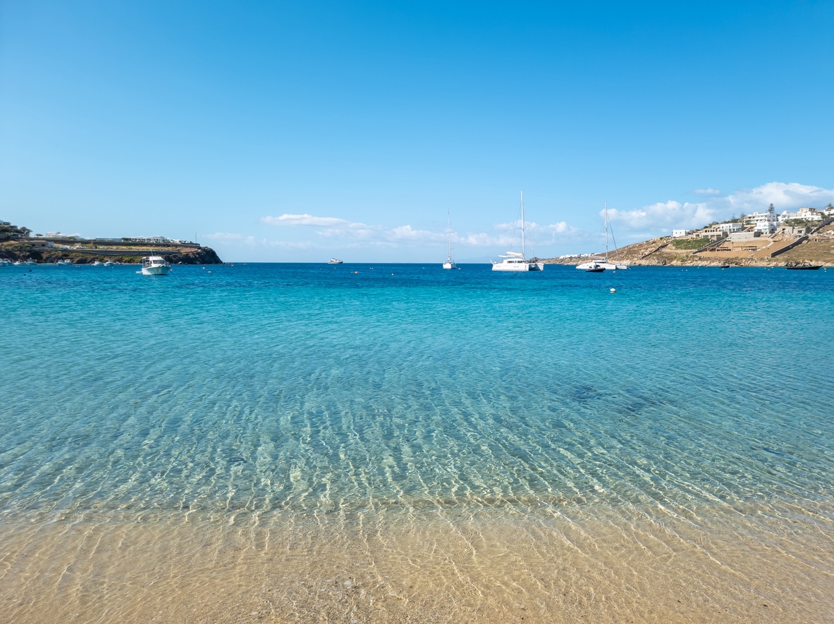 Mykonos Beaches Near the Cruise Port