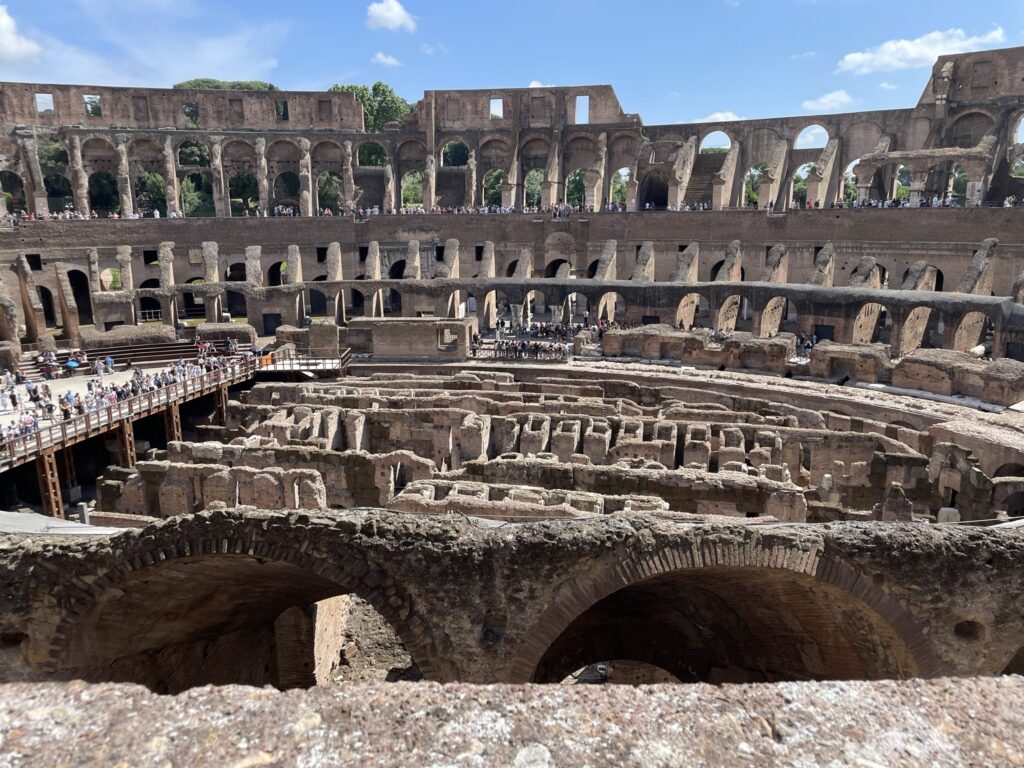 Colosseum in Rome Italy on a sunny day