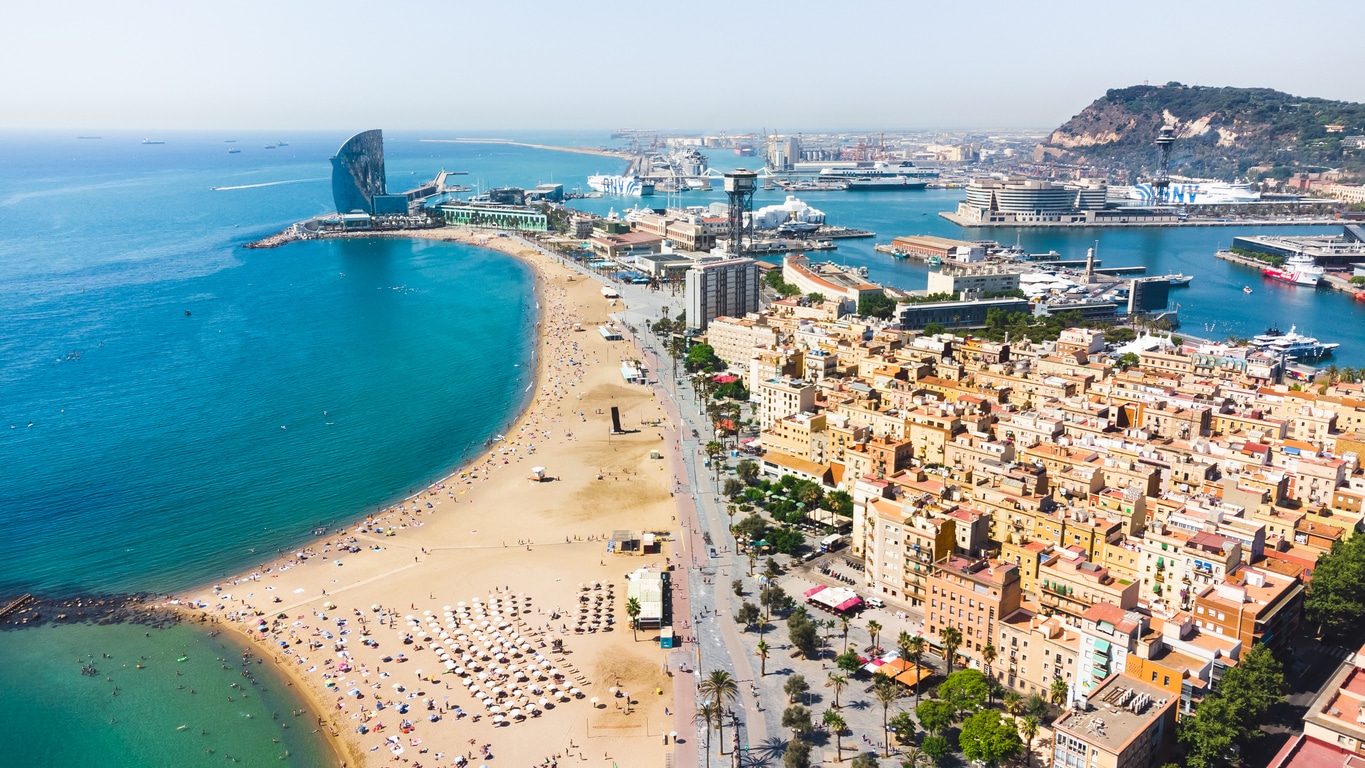 Barceloneta Beach – Barcelona, Spain