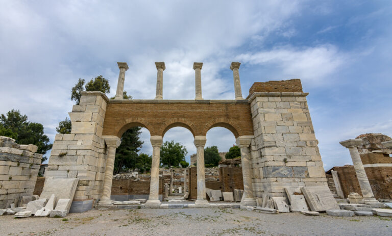 The Basilica of St. John was a great church in Ephesus constructed by Emperor Justinian in the 6th century.