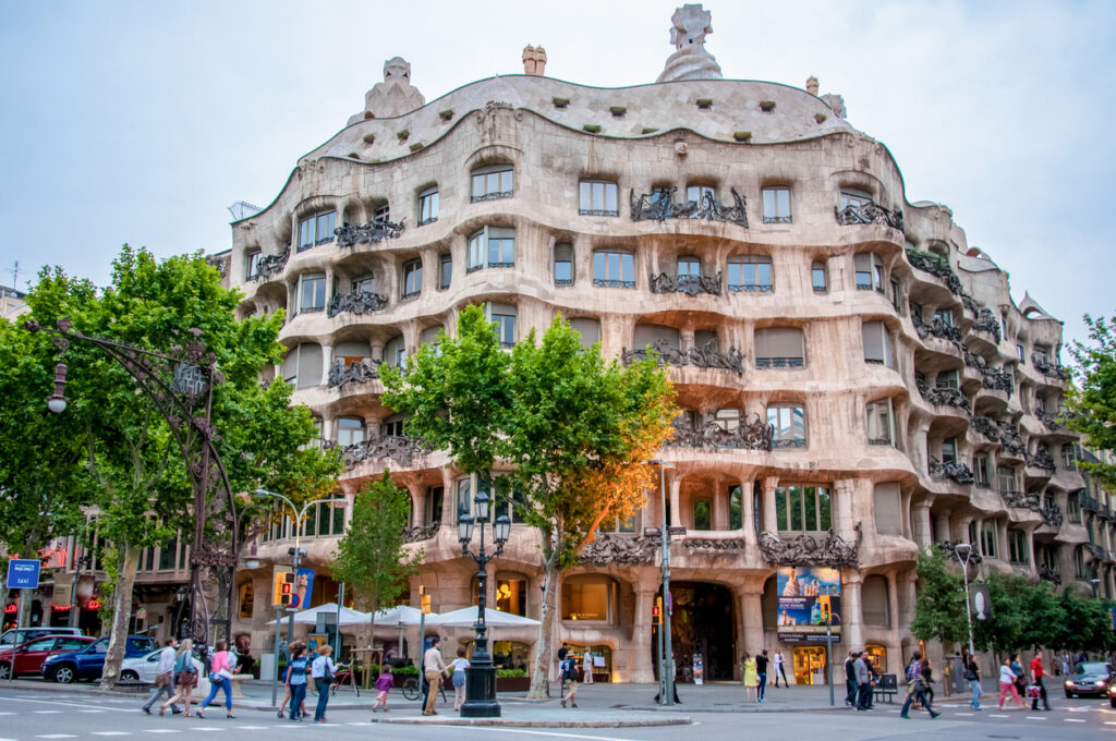 Casa Mila in Barcelona, Spain