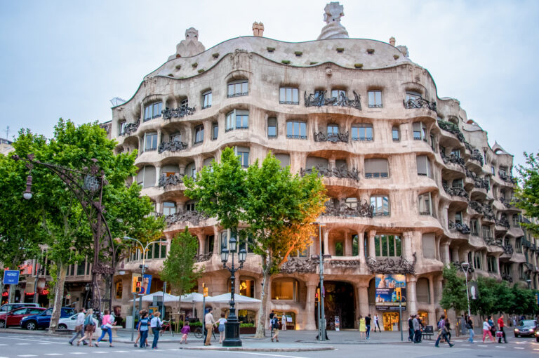 Casa Mila in Barcelona, Spain