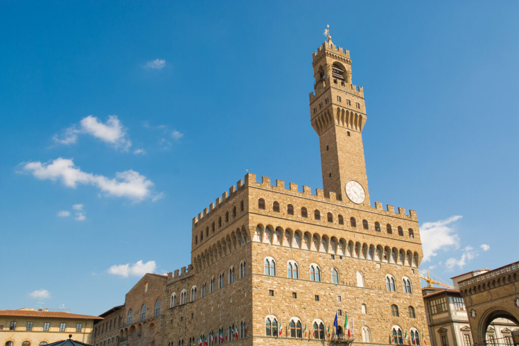 Palazzo Vecchio in Piazza della Signoria in Florence