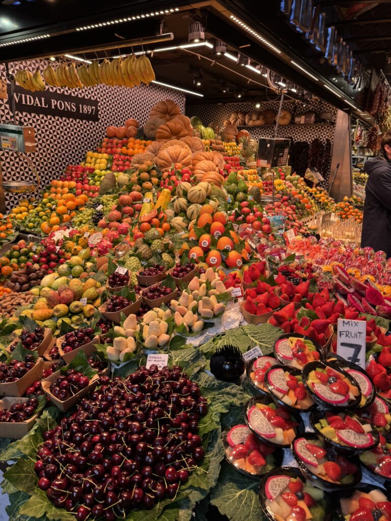 La Boqueria Market - Barcelona Spain