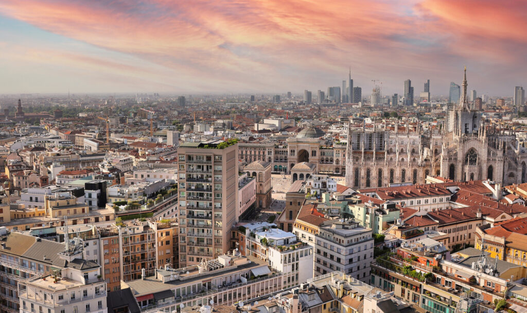 Milan at Sunset
