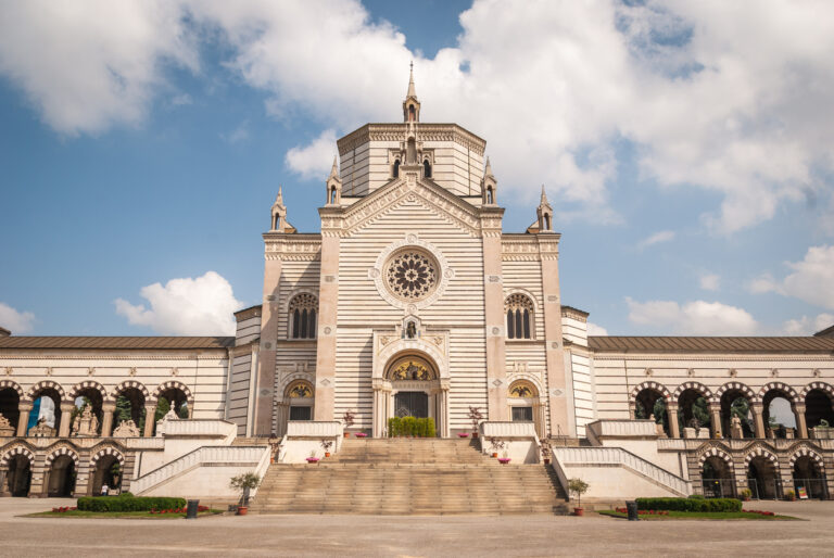 Monumental Cemetery in Milan, Italy