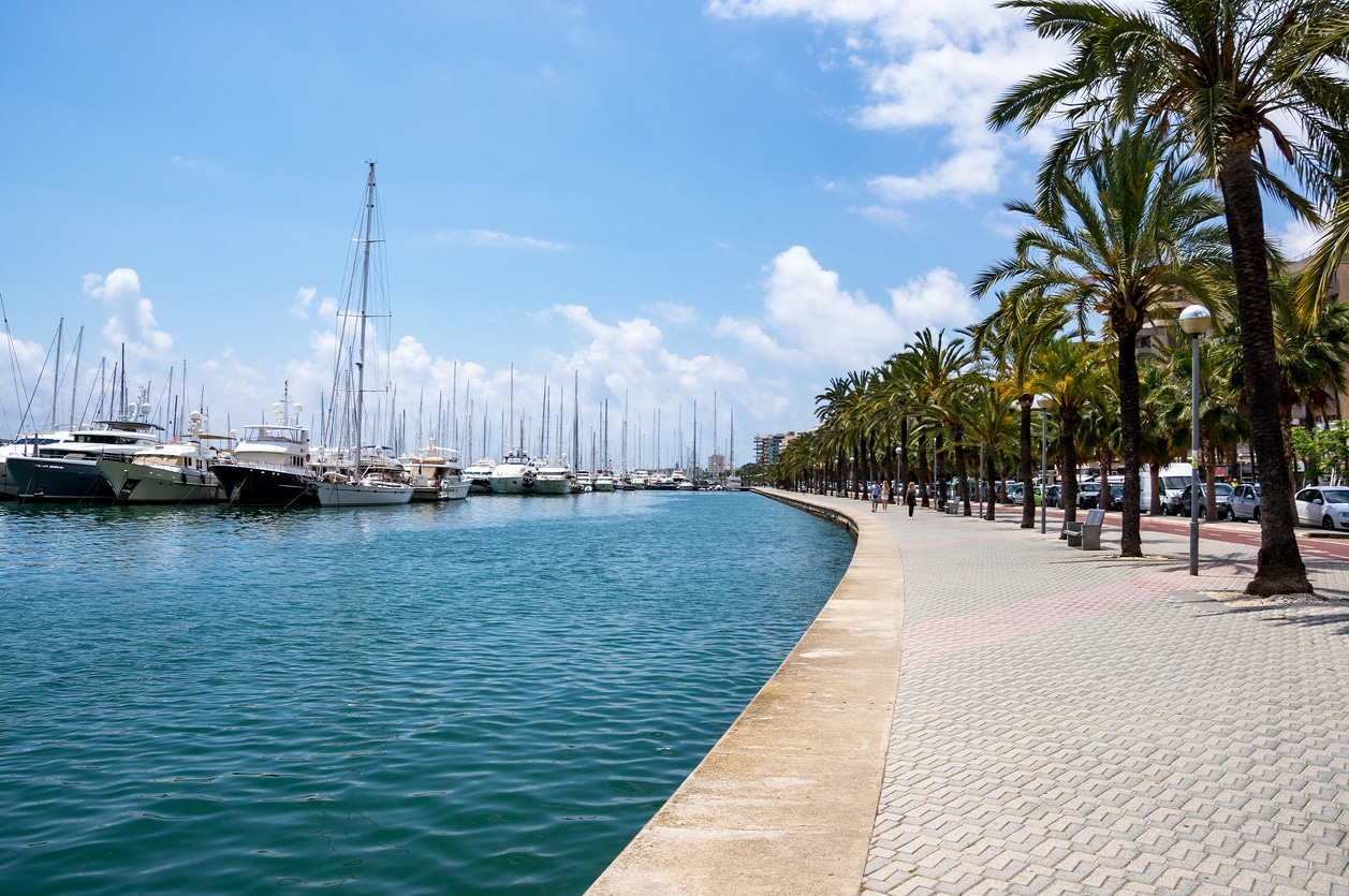 Stroll Along the Waterfront Promenade– Palma de Mallorca, Spain