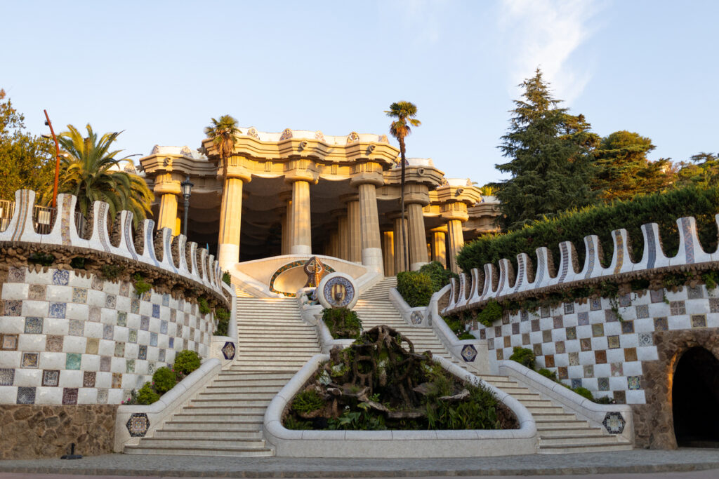 Park Guell in Barcelona, Spain