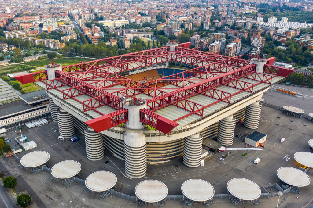 San Siro stadium in Milan, Italy