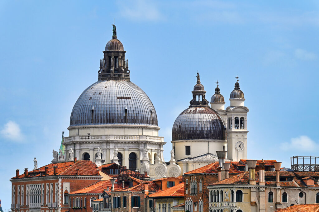 Basilica Santa Maria della Salute in Venice, Italy.
