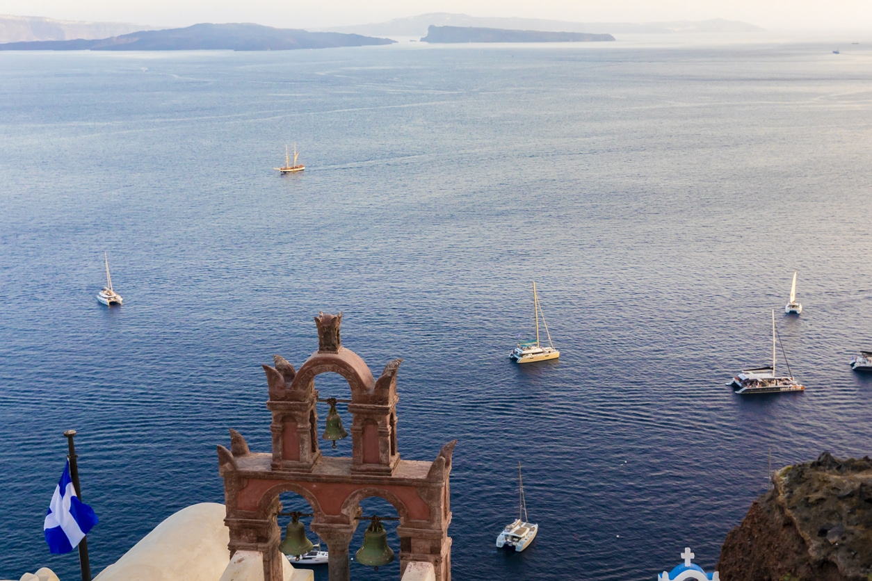 Boat Tour Around the Island – Santorini, Greece