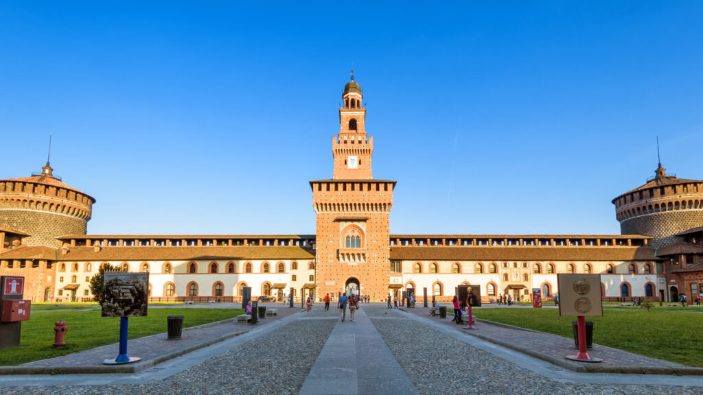 Sforza Castel in Milan, Italy