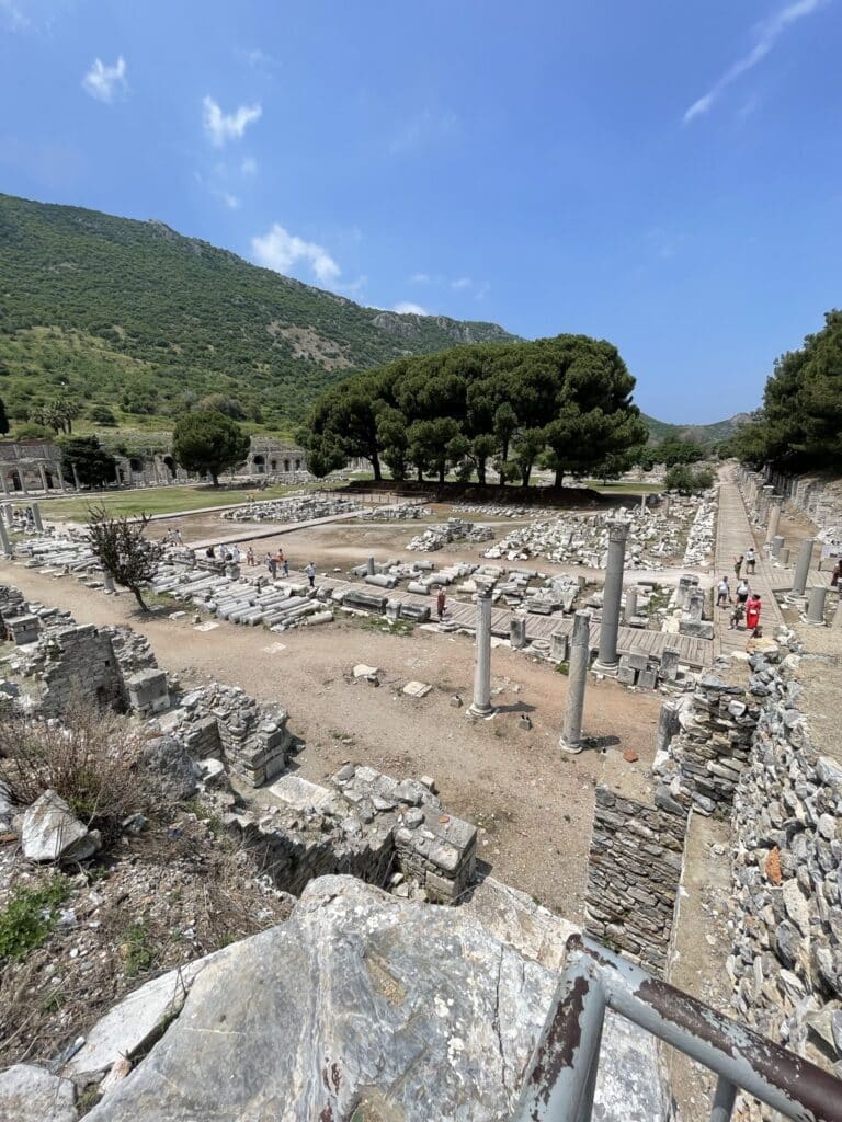 ruins in Ephesus, Turkey