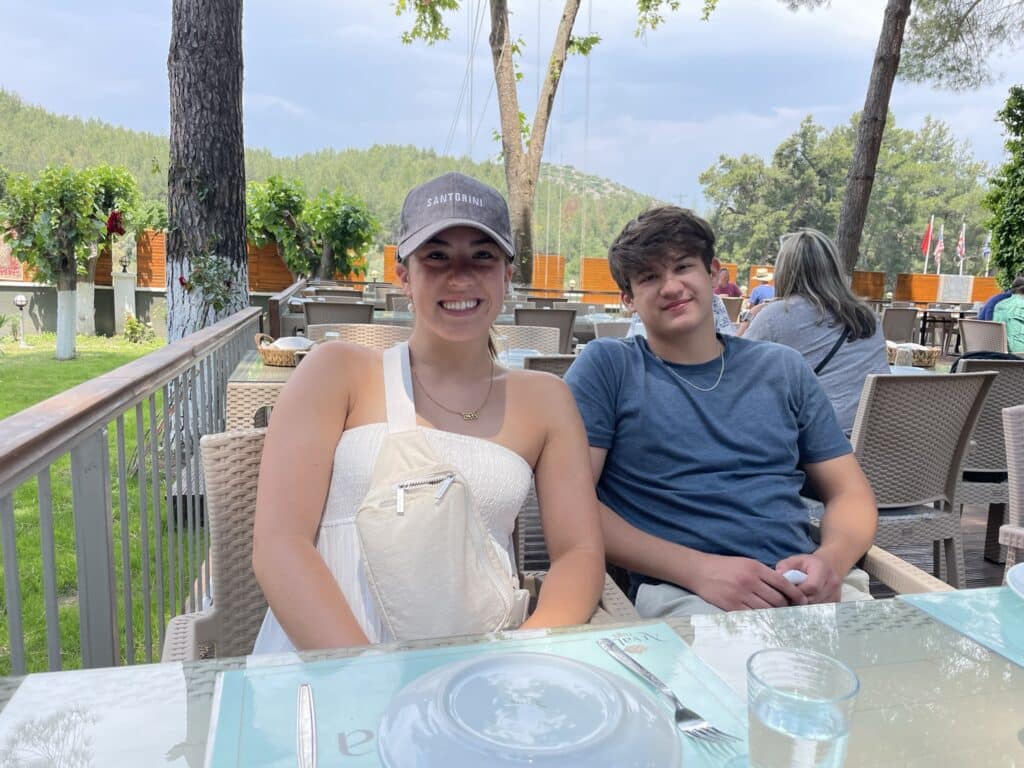 lunch in Ephesus, Turkey