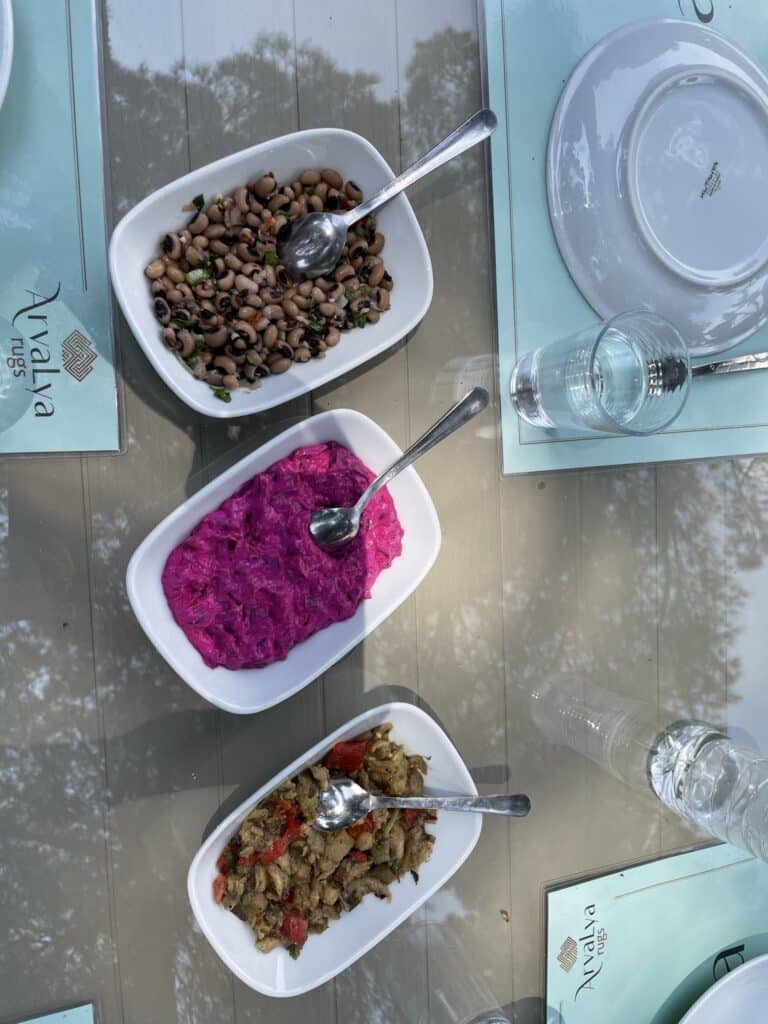 lunch in Ephesus, Turkey