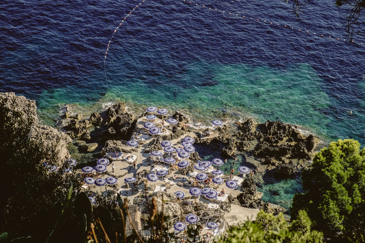 Capri’s Beach Clubs – Capri, Italy